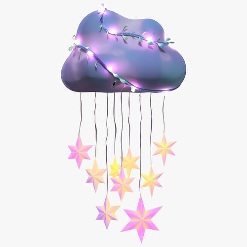 Cloud Stylized Cartoon 3D model