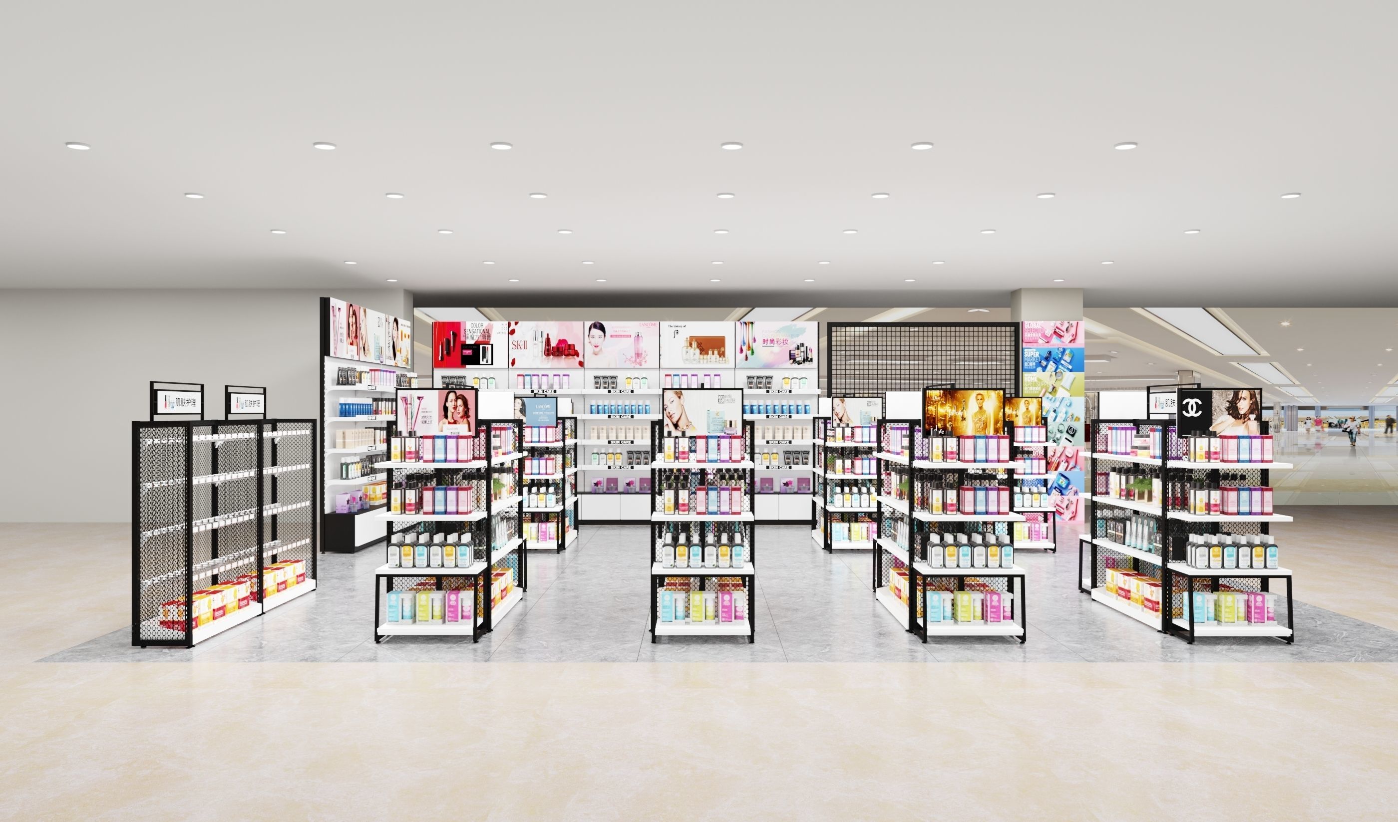 Makeup store 3D model 3D model_2