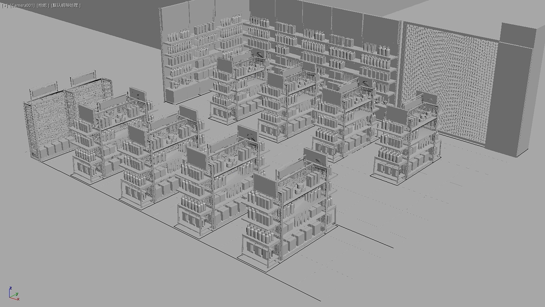 Makeup store 3D model 3D model_9