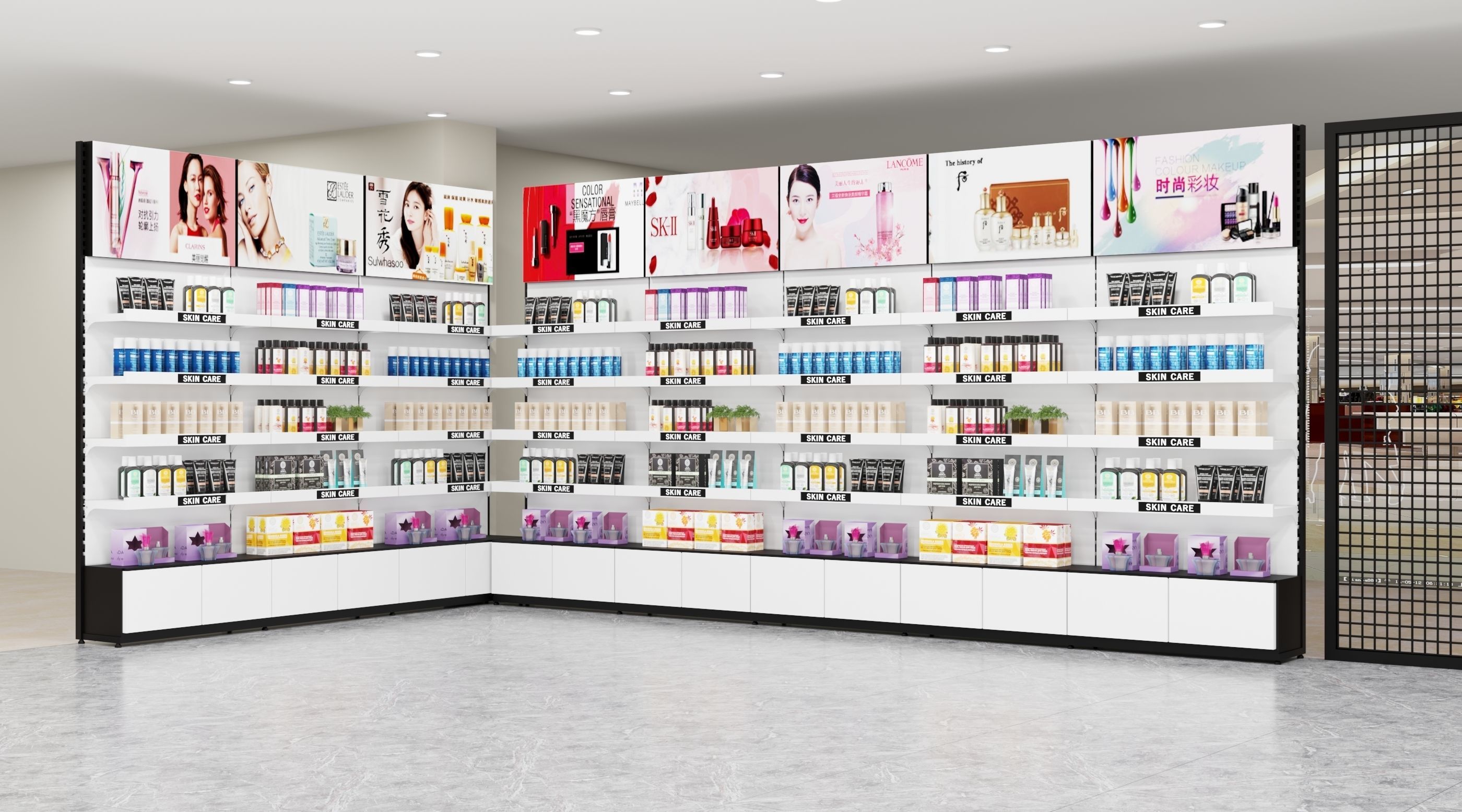 Makeup store 3D model 3D model_3