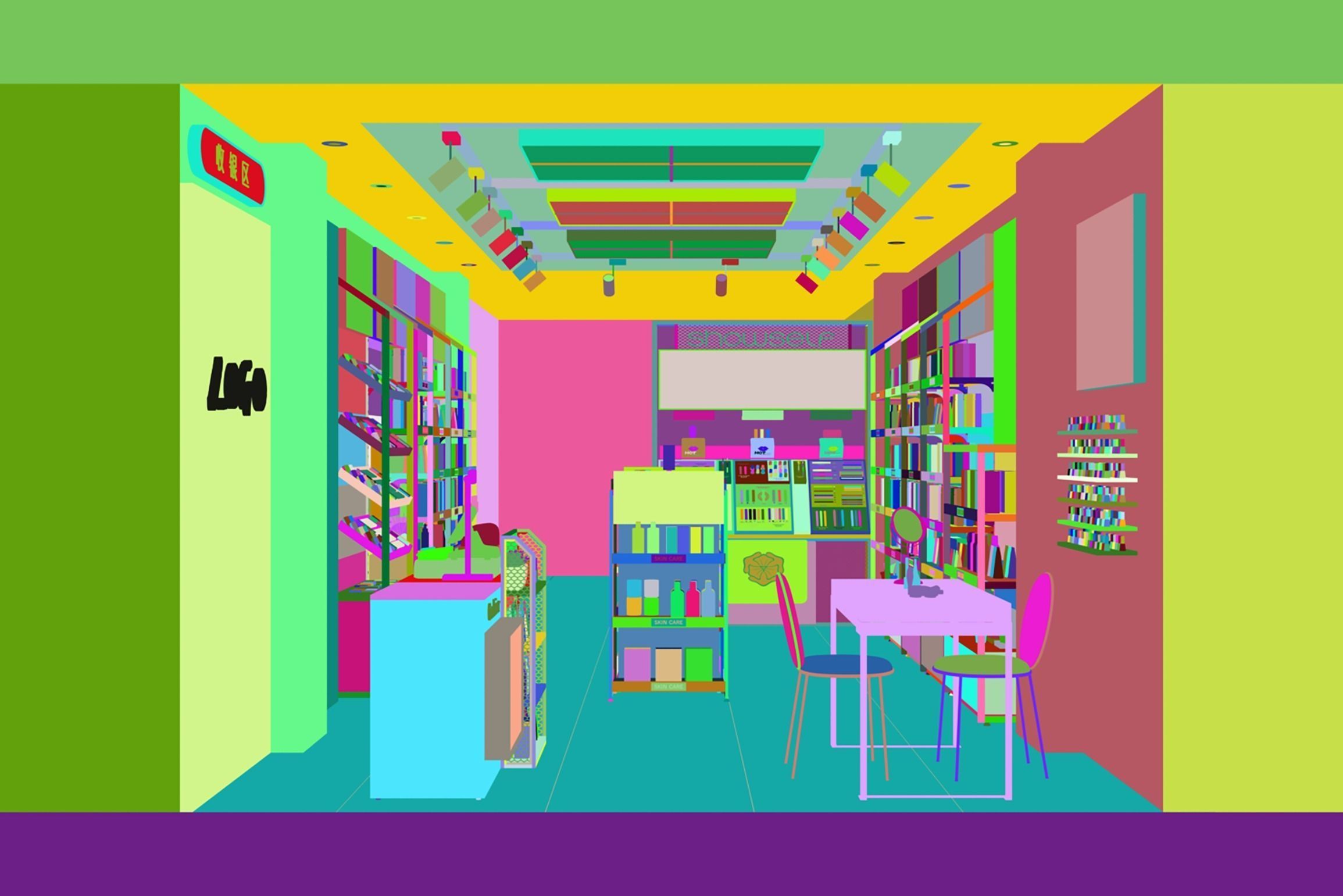 Makeup store 3D model 3D model_5