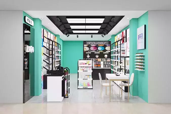 Makeup store 3D model