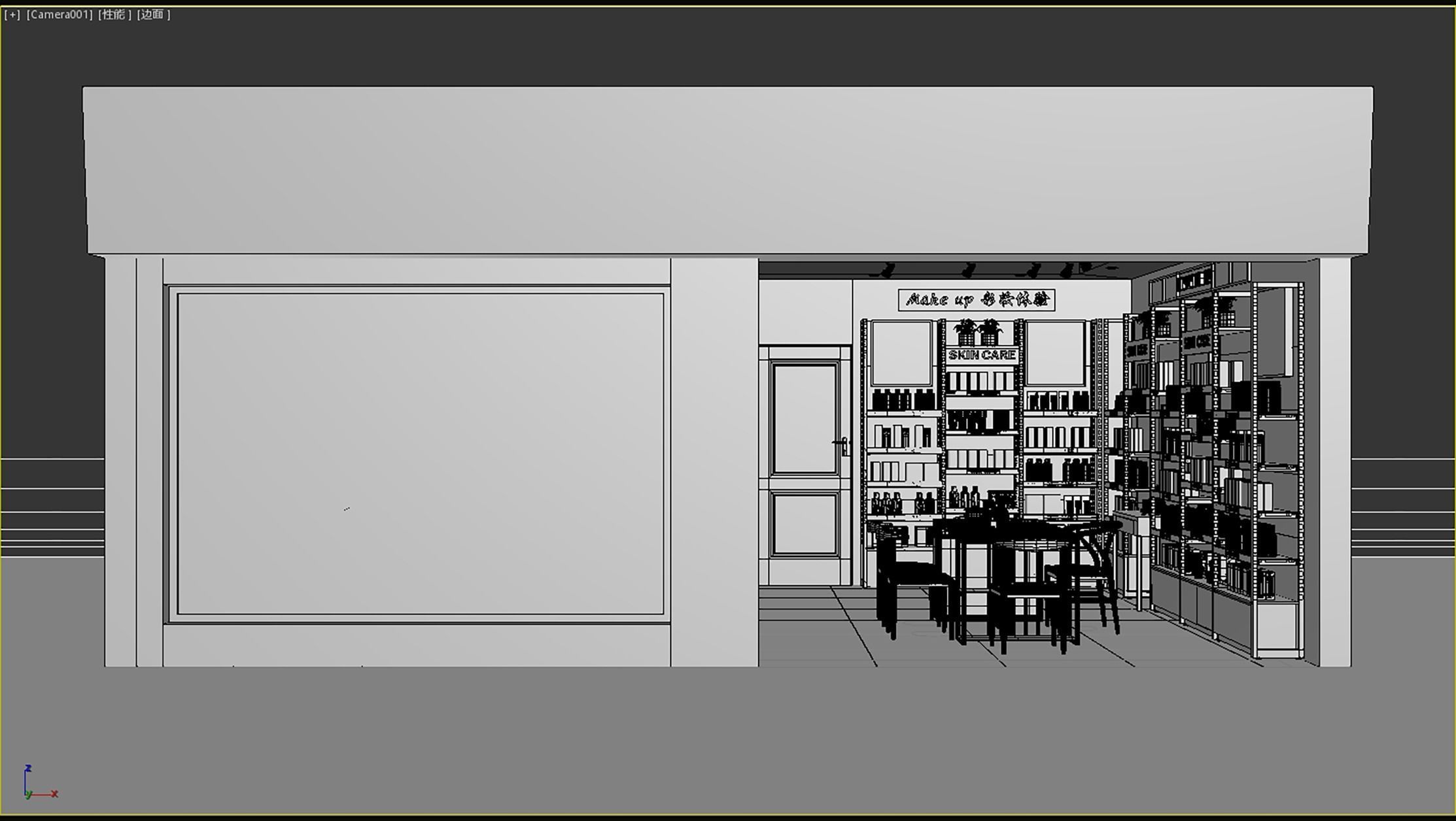 Makeup store 3D model 3D model_5