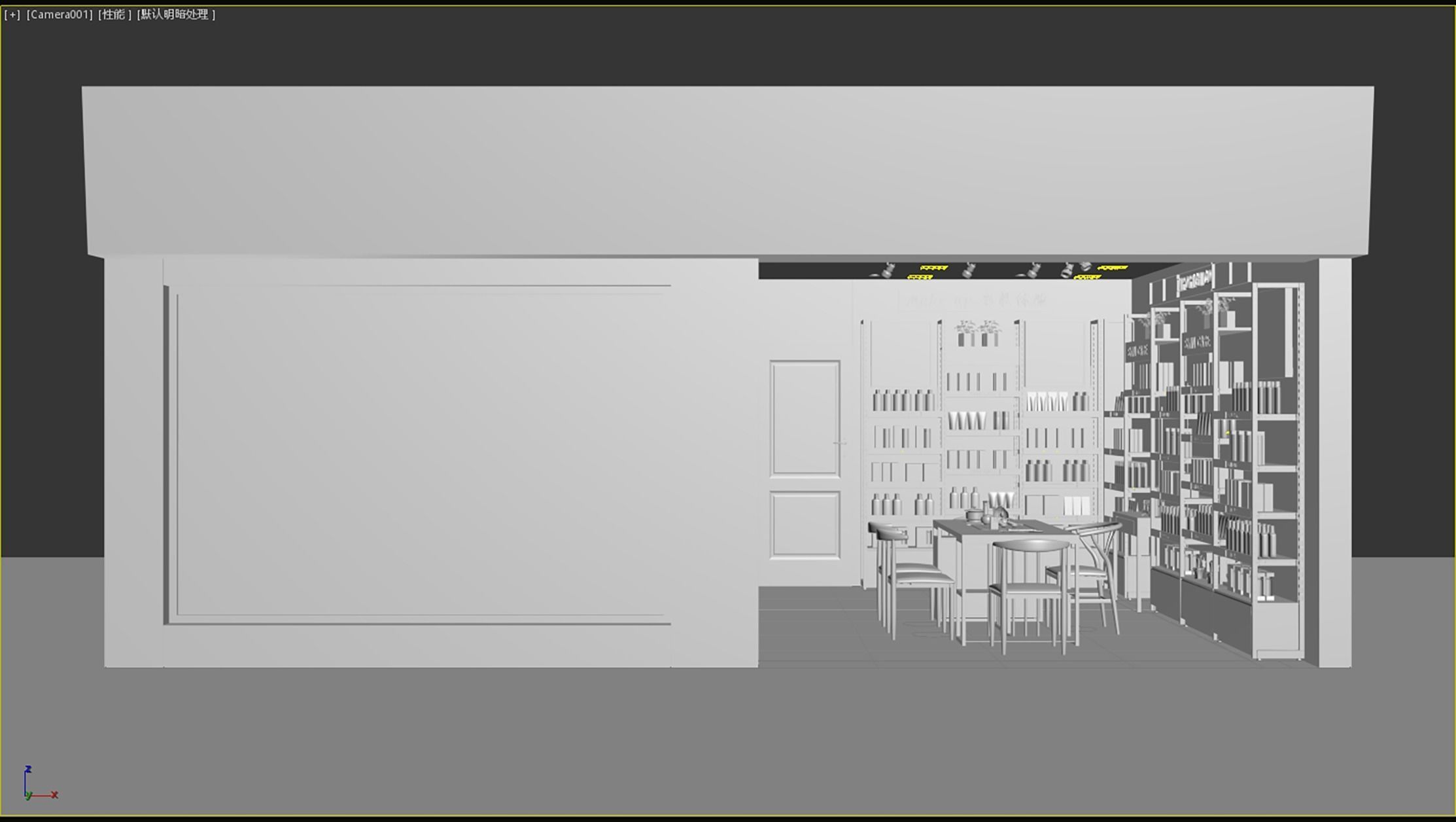 Makeup store 3D model 3D model_3