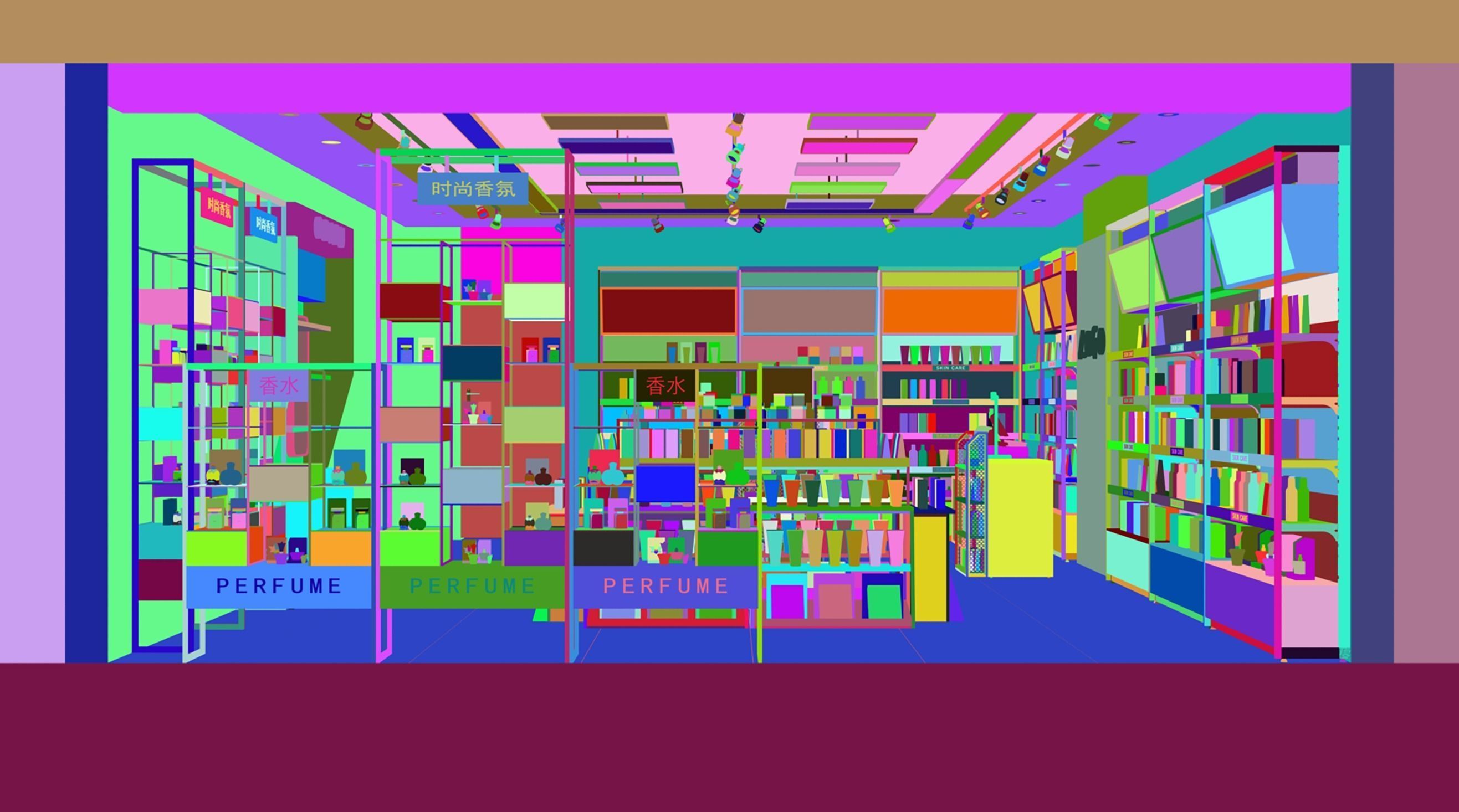 Makeup store 3D model 3D model_4