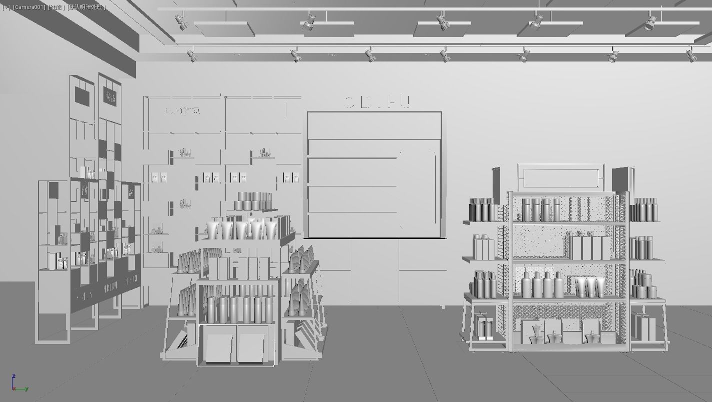 Makeup store 3D model 3D model_5