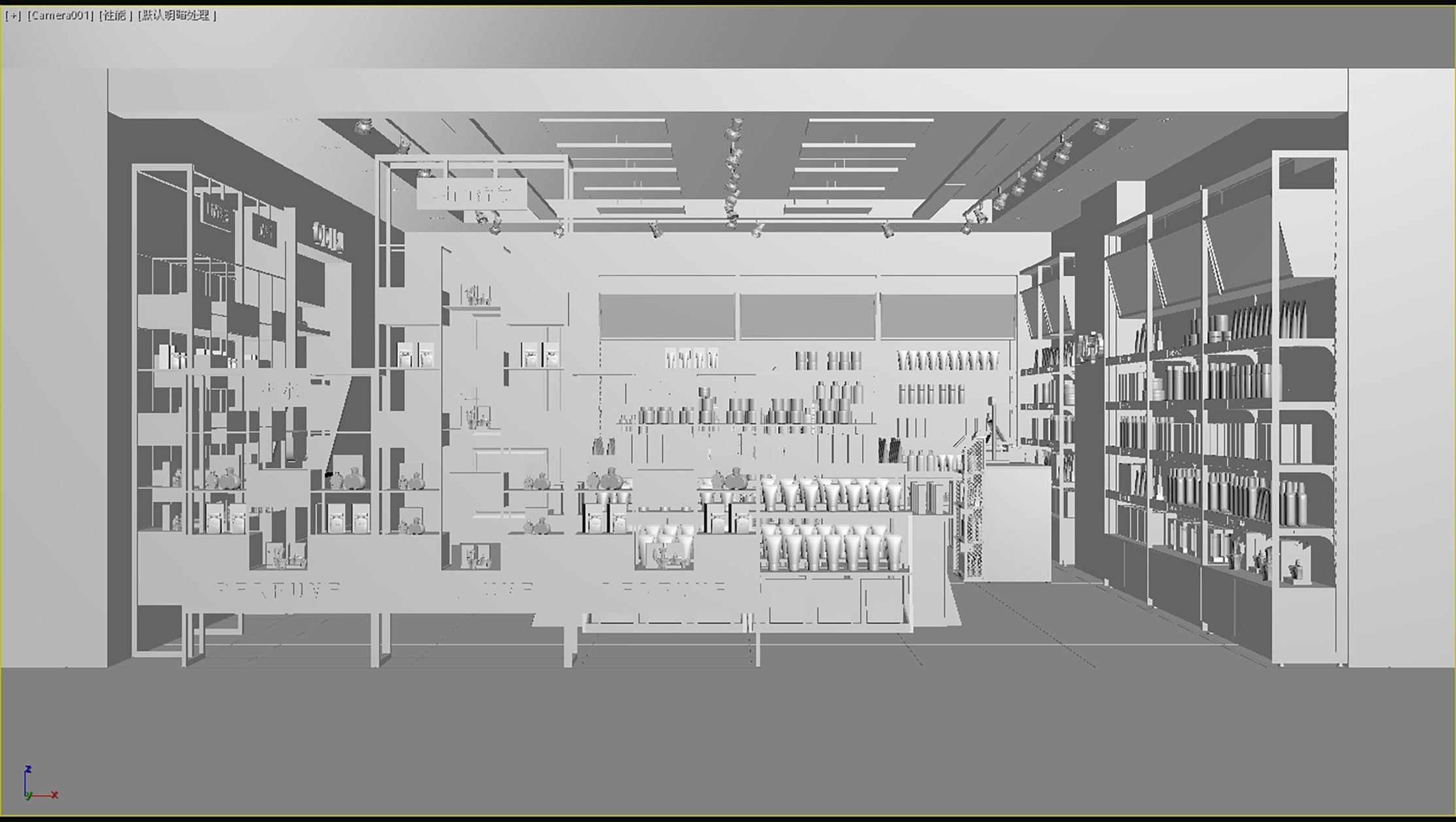 Makeup store 3D model 3D model_6