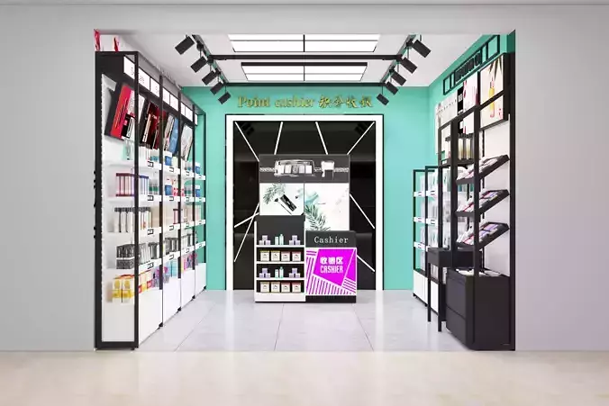 Makeup store 3D model