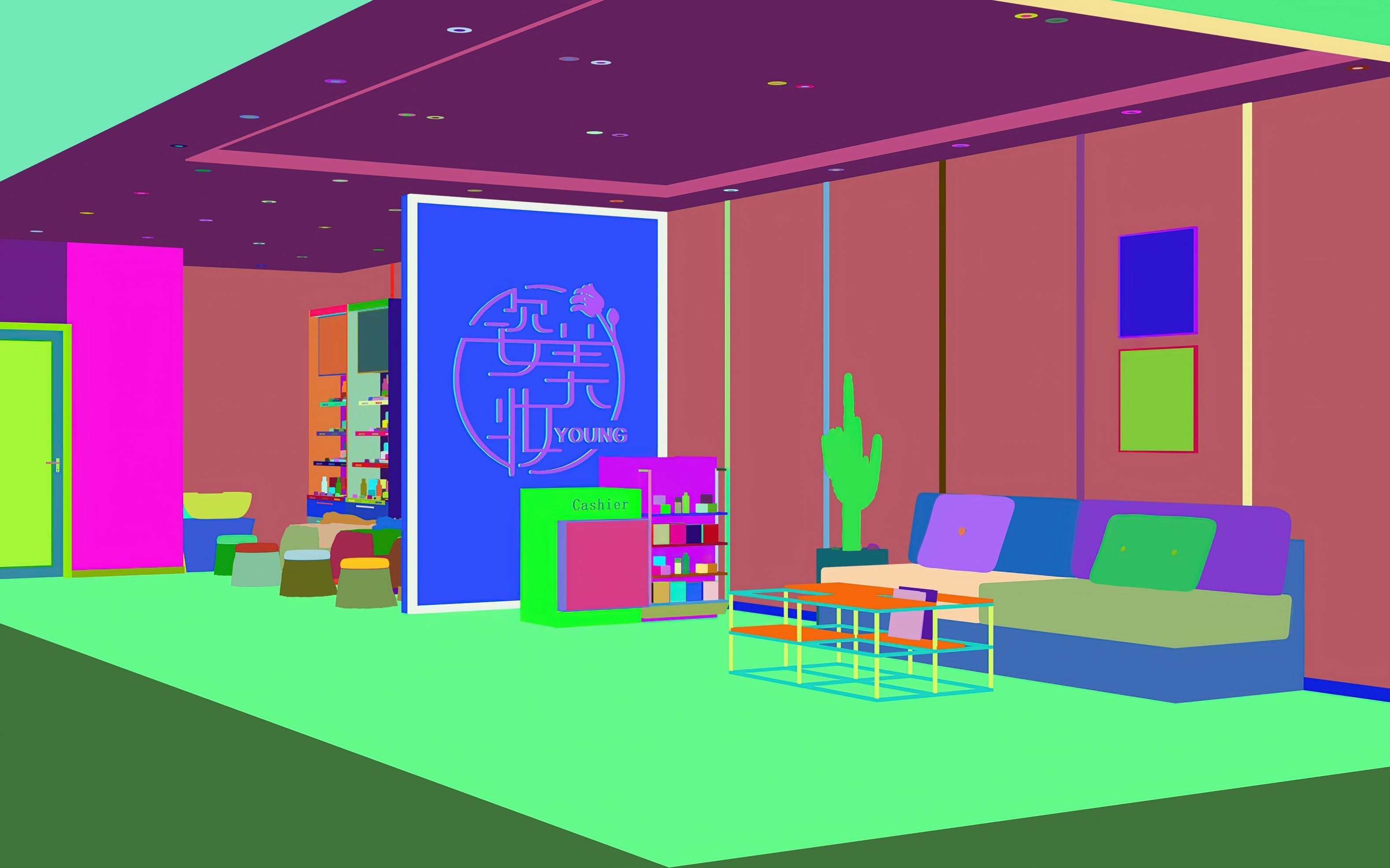 Makeup store 3D model 3D model_5