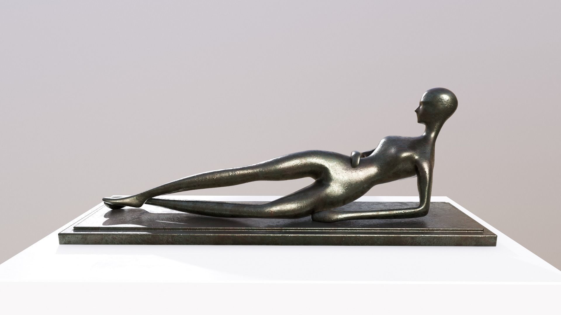 Sculptures Low-poly 3D model_6