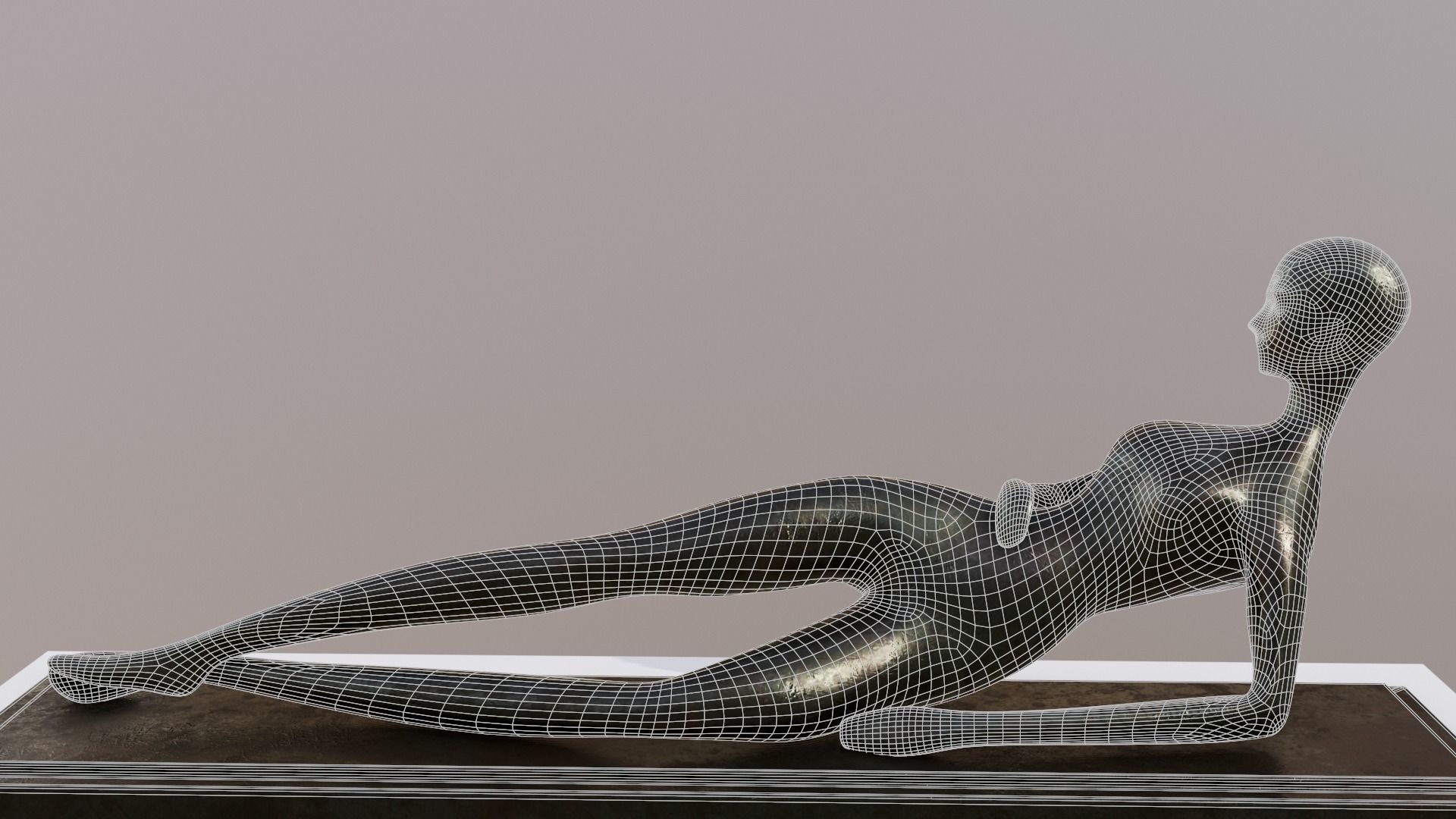 Sculptures Low-poly 3D model_11