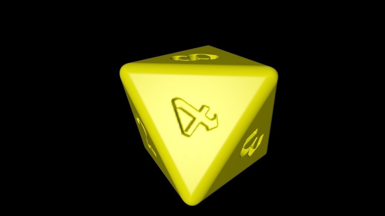Dungeons and Dragons Dice set 3D print model_11