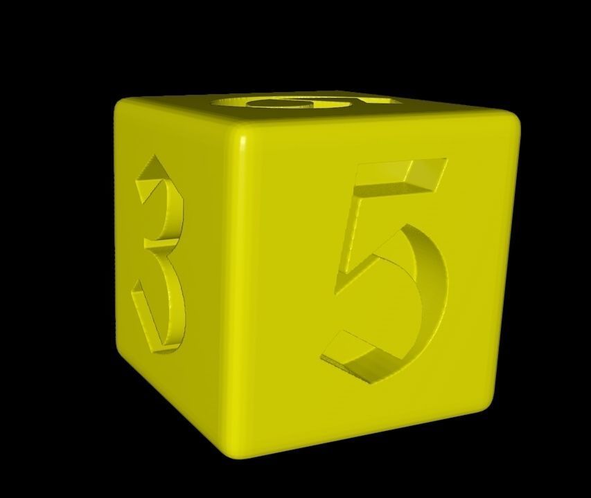 Dungeons and Dragons Dice set 3D print model_10