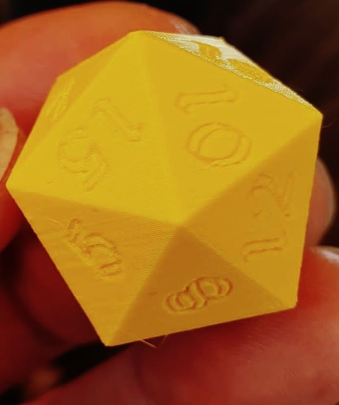 Dungeons and Dragons Dice set 3D print model_3
