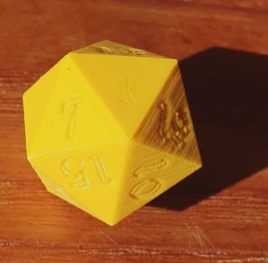 Dungeons and Dragons Dice set 3D print model_4