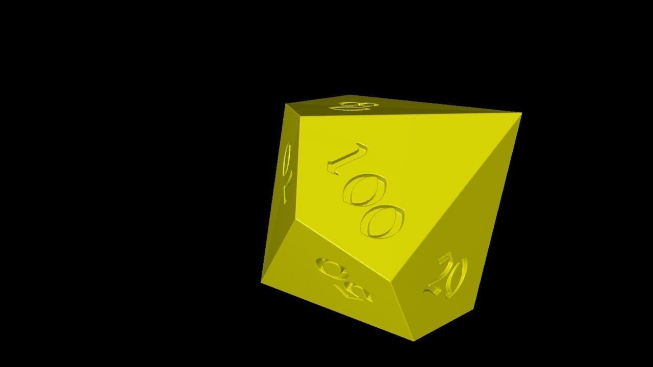 Dungeons and Dragons Dice set 3D print model_6