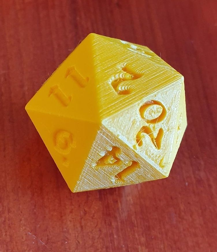 Dungeons and Dragons Dice set 3D print model_2