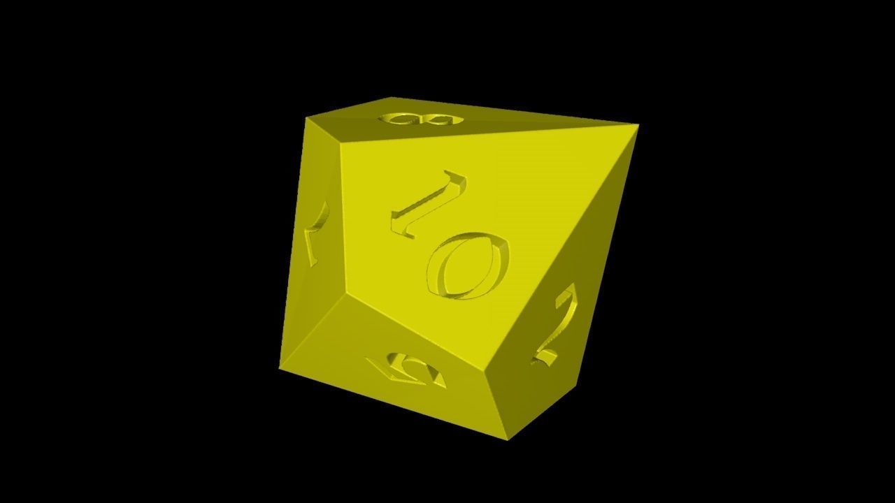 Dungeons and Dragons Dice set 3D print model_5