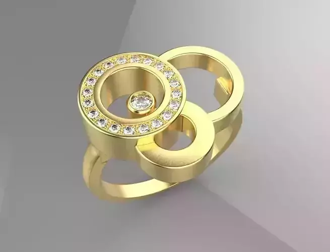 Ring like Chopard Happy Bubbles
