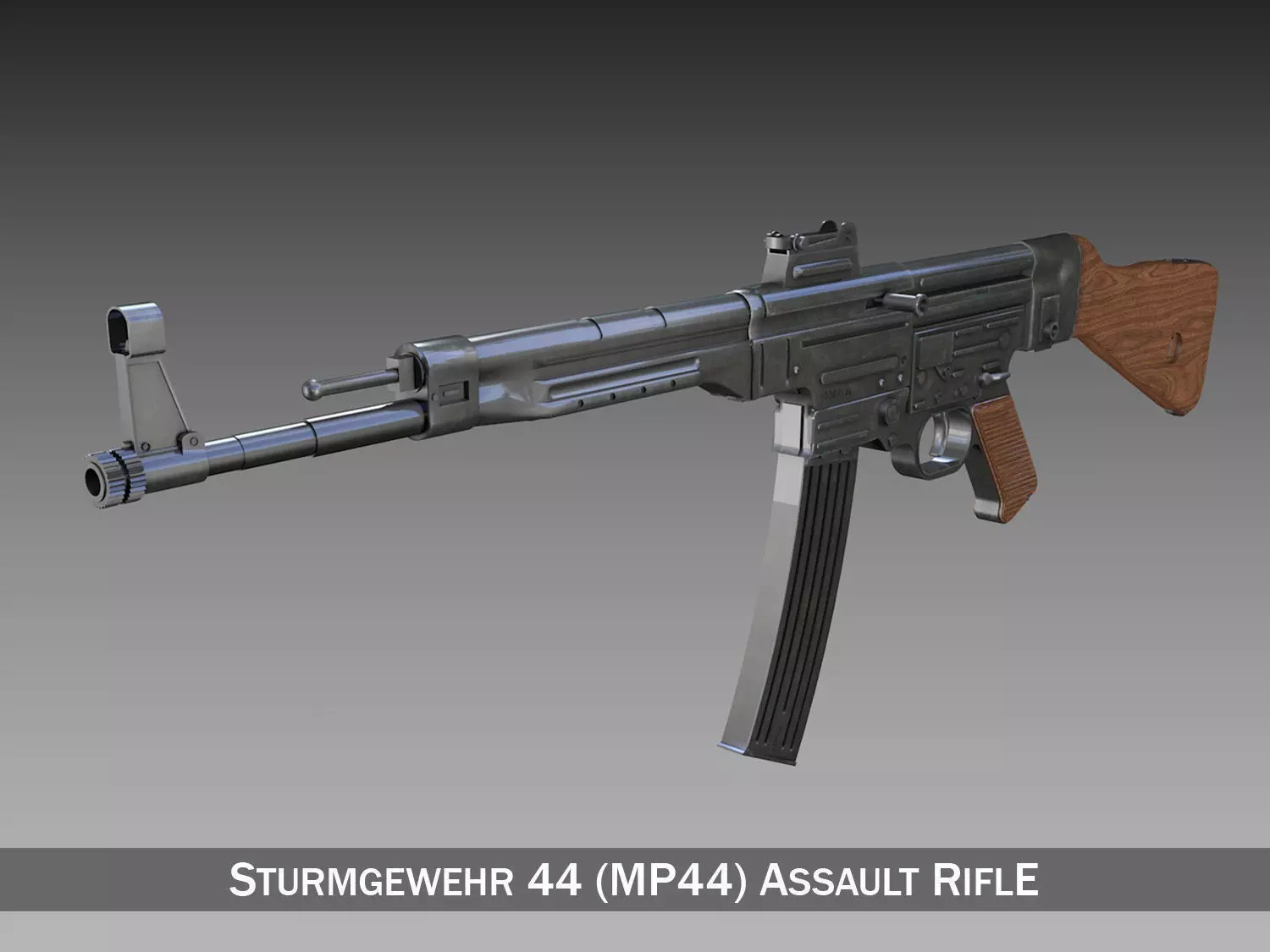 Sturmgewehr 44 - MP44 - German Assault Rifle 3D model