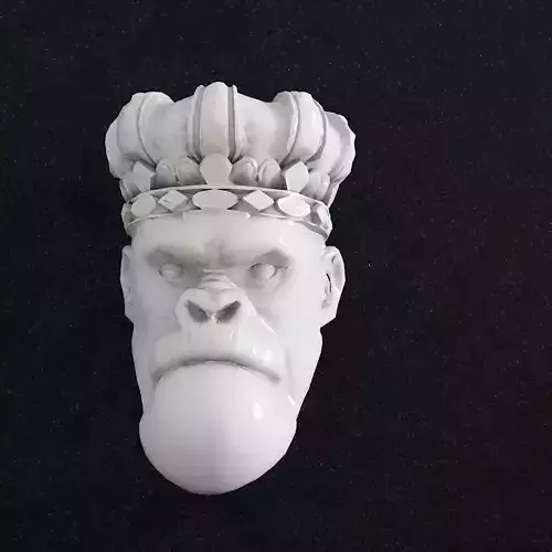 Monkey Head King 3D print model
