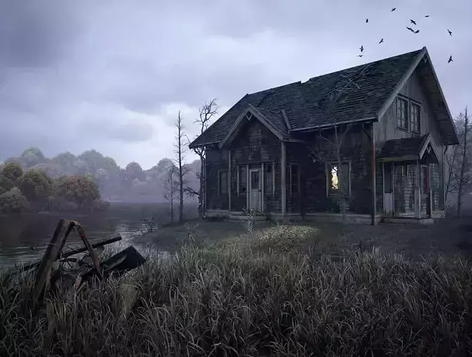 Abandoned House Scene