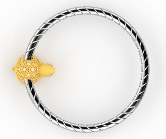 CHARM PASANTE TORTUGA 3D print model_6