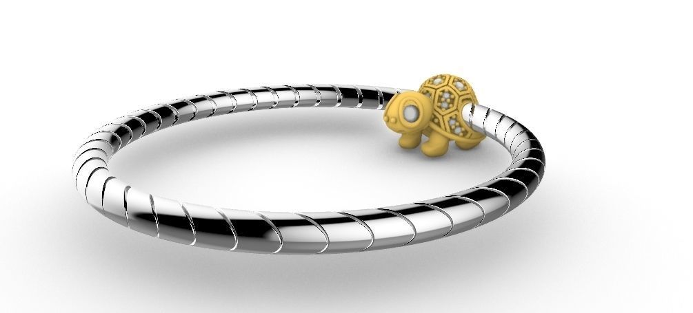 CHARM PASANTE TORTUGA 3D print model_3