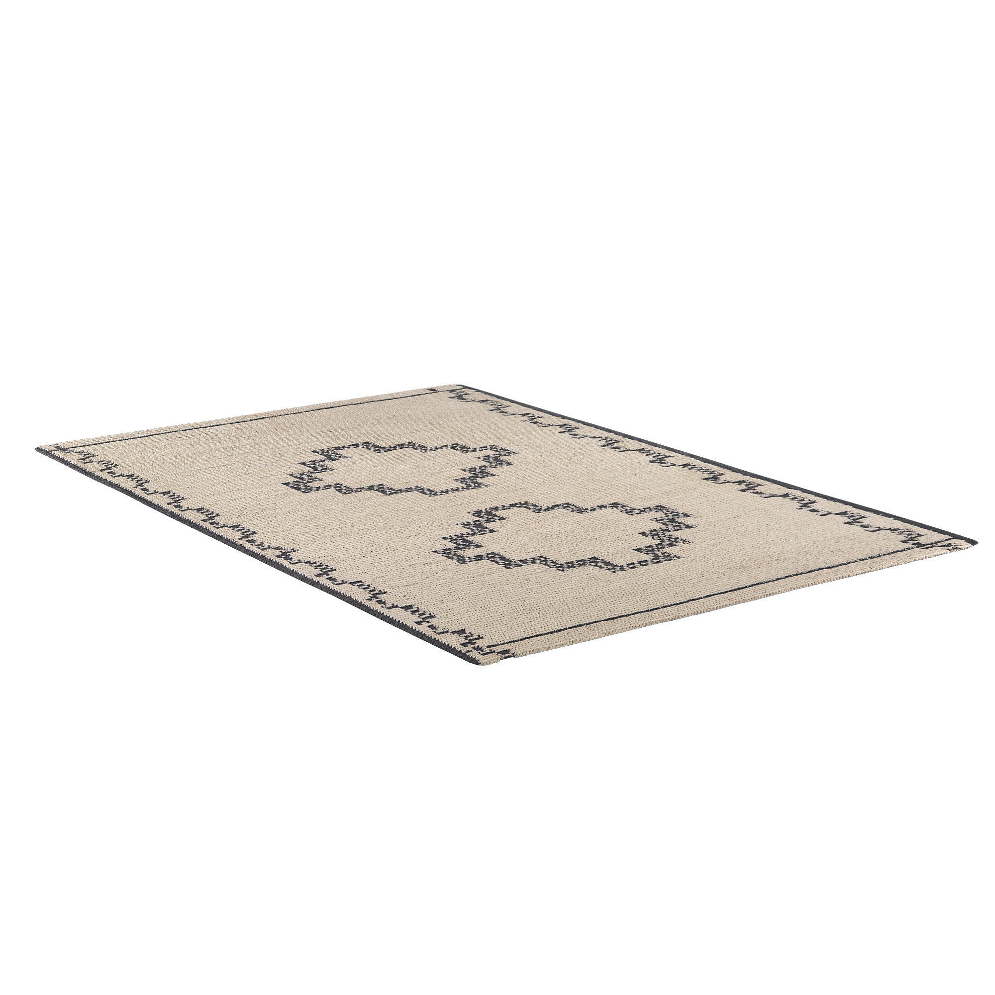 REHANA WOOL RUG 3D model_1