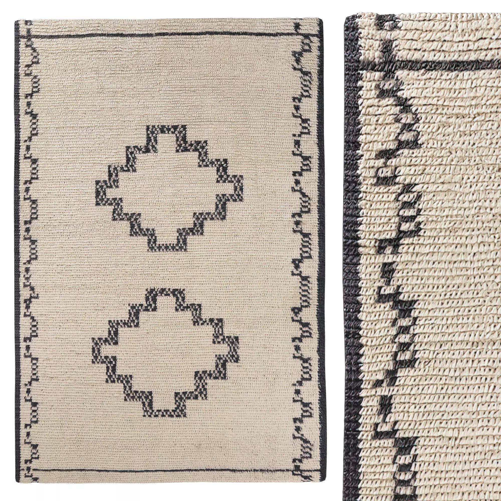 REHANA WOOL RUG 3D model_0