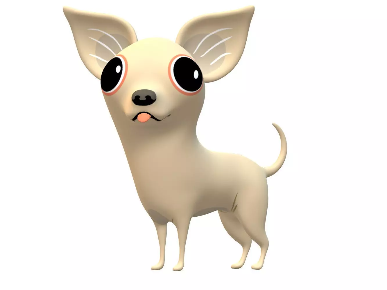 Chihuahua Dog 3D Model Ready to Print 3D print model