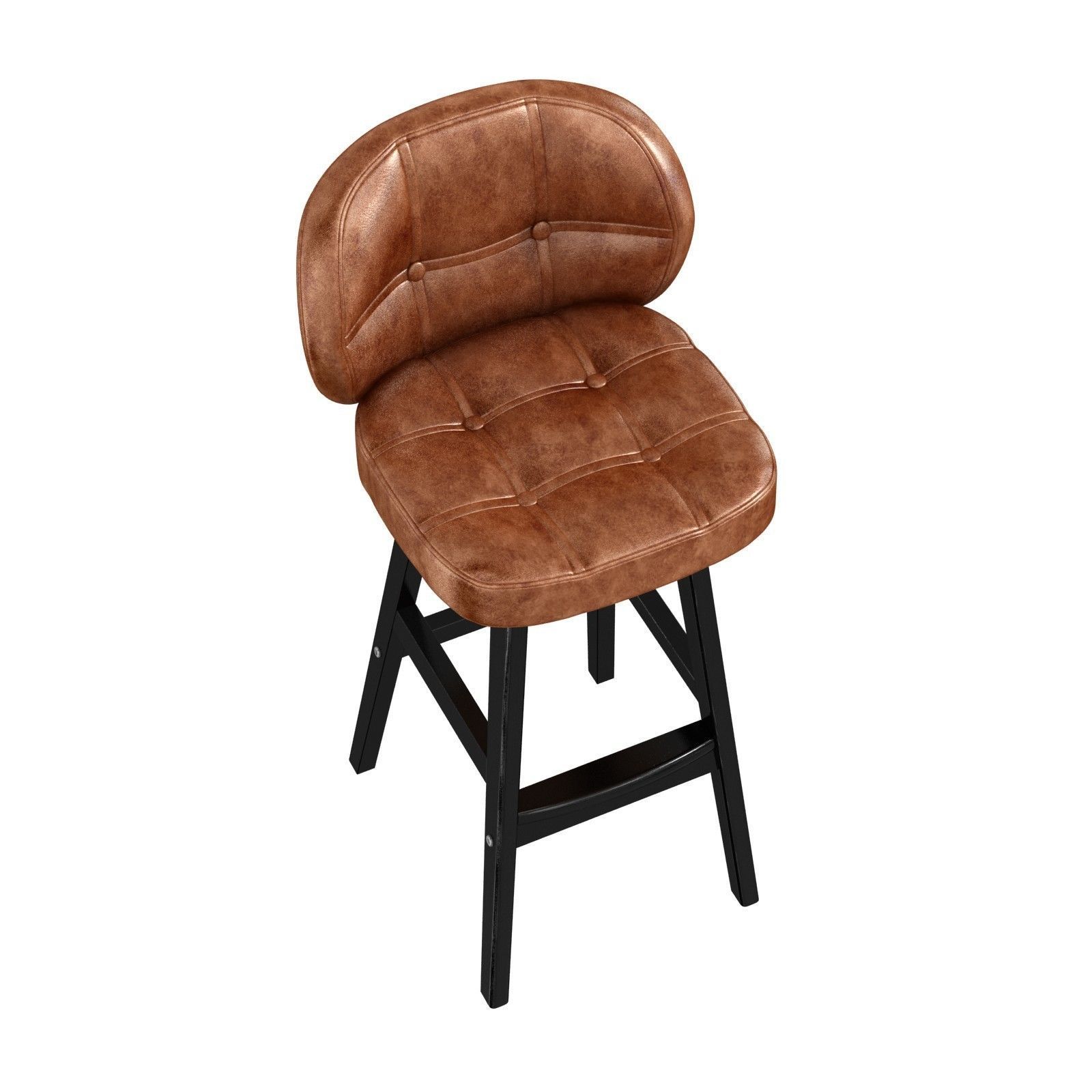 Brown Leather Bar stool Aliexpress  3D model_2