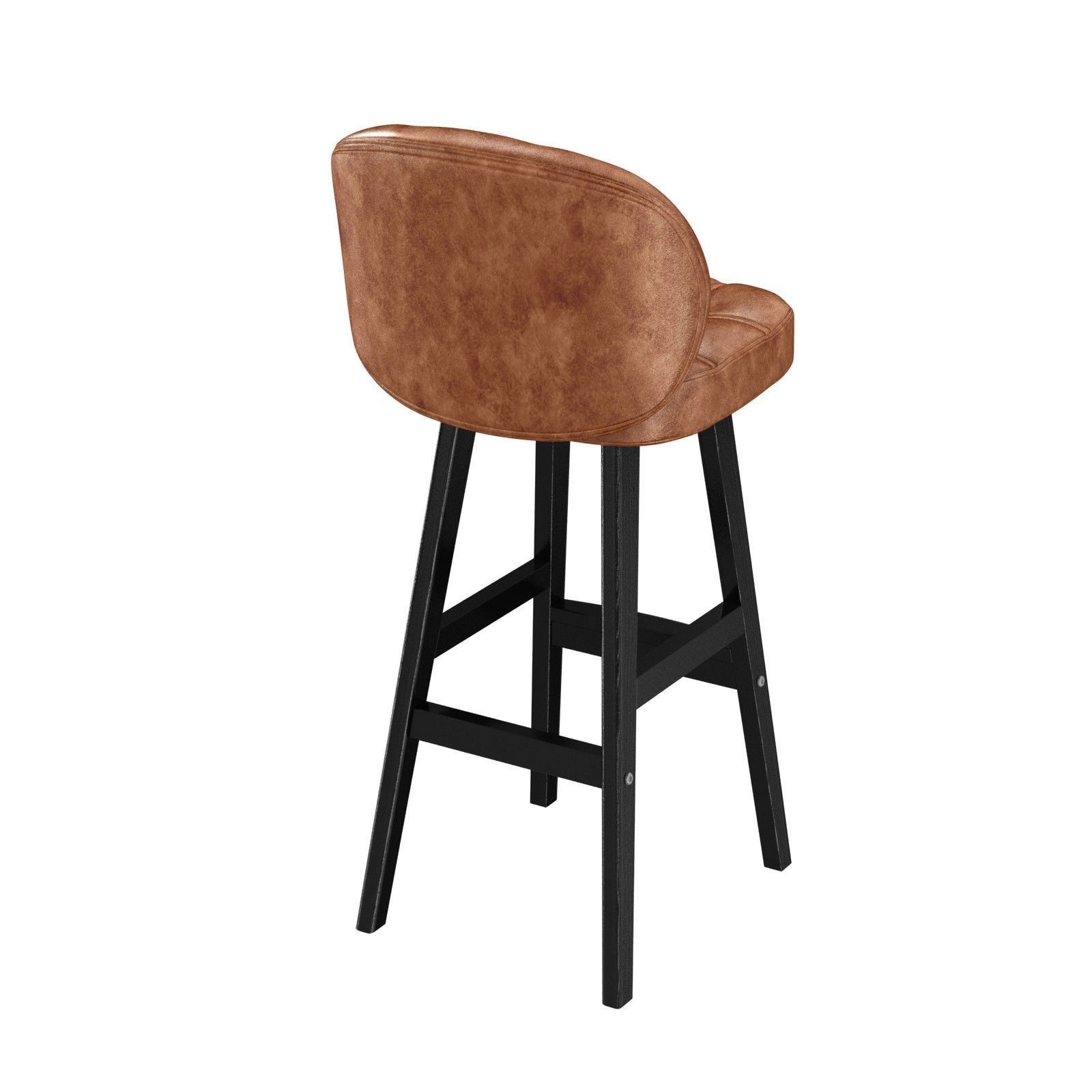 Brown Leather Bar stool Aliexpress  3D model_3
