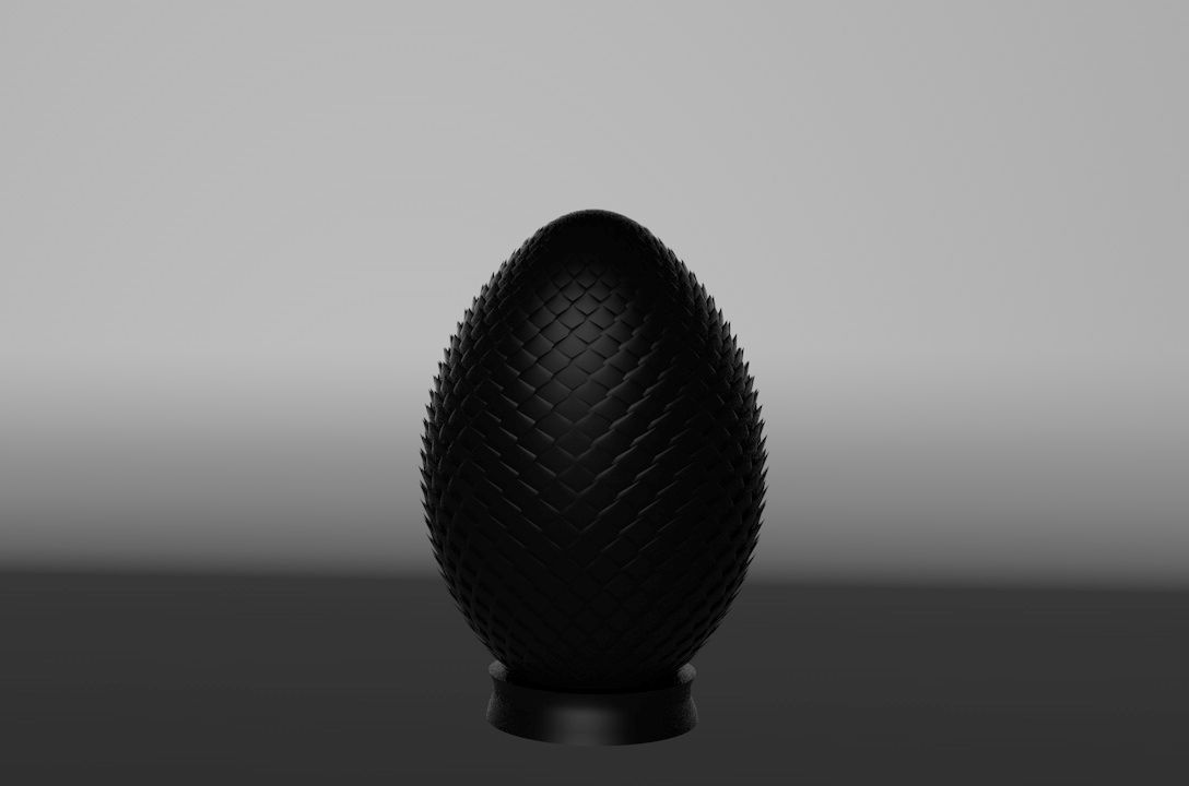 Dragon Egg 3D print model_4