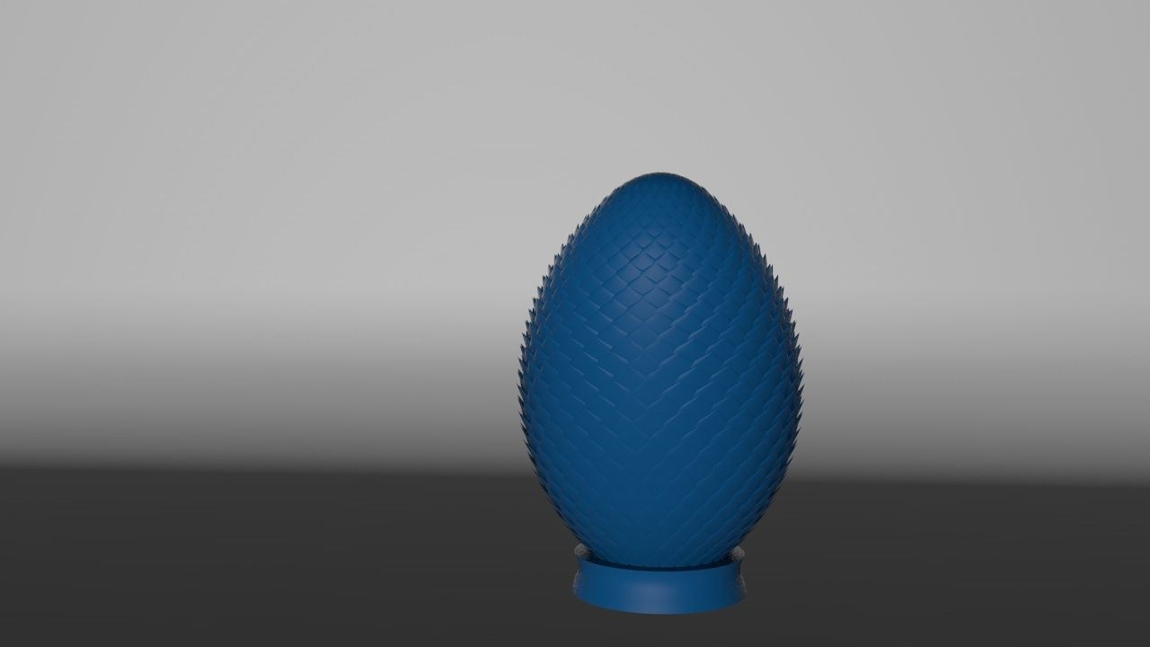 Dragon Egg 3D print model_1