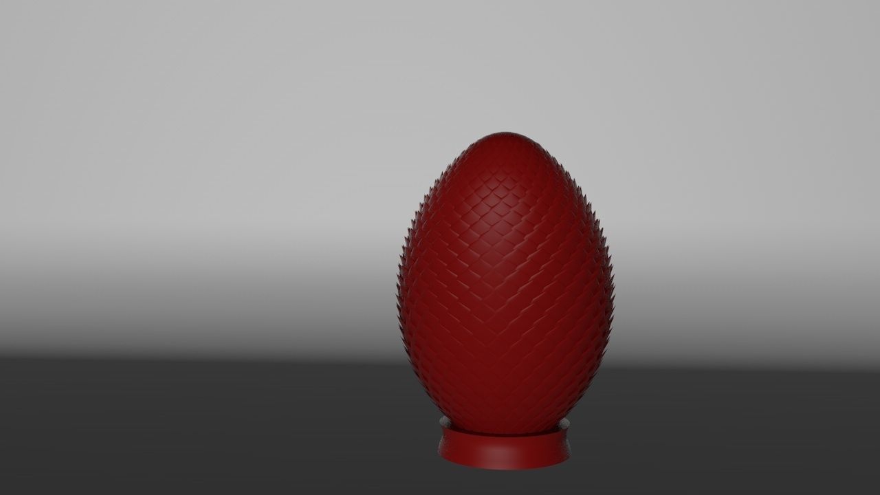 Dragon Egg 3D print model_3