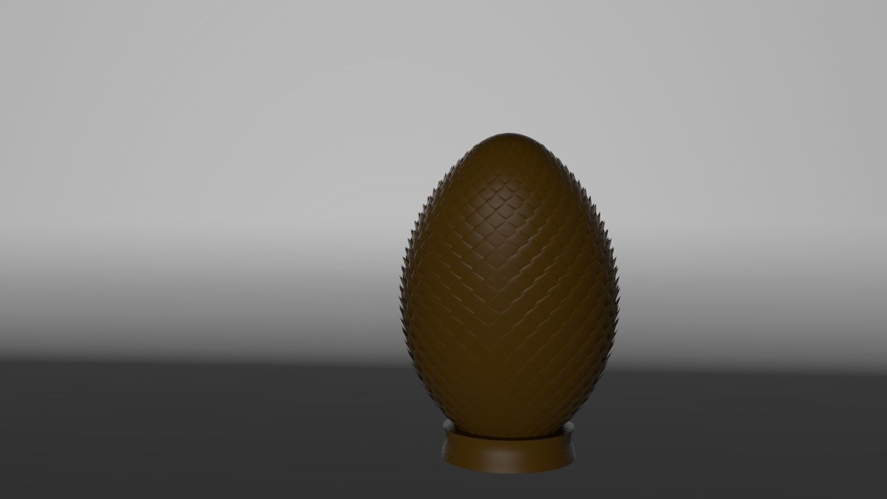 Dragon Egg 3D print model_2