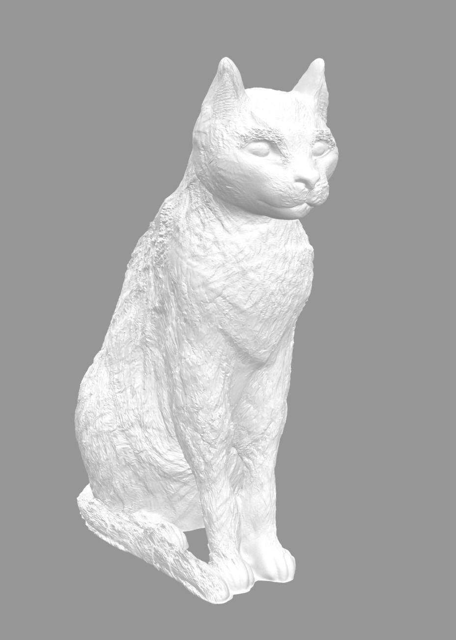Cat for 3d printing 3D print model 3D model_2