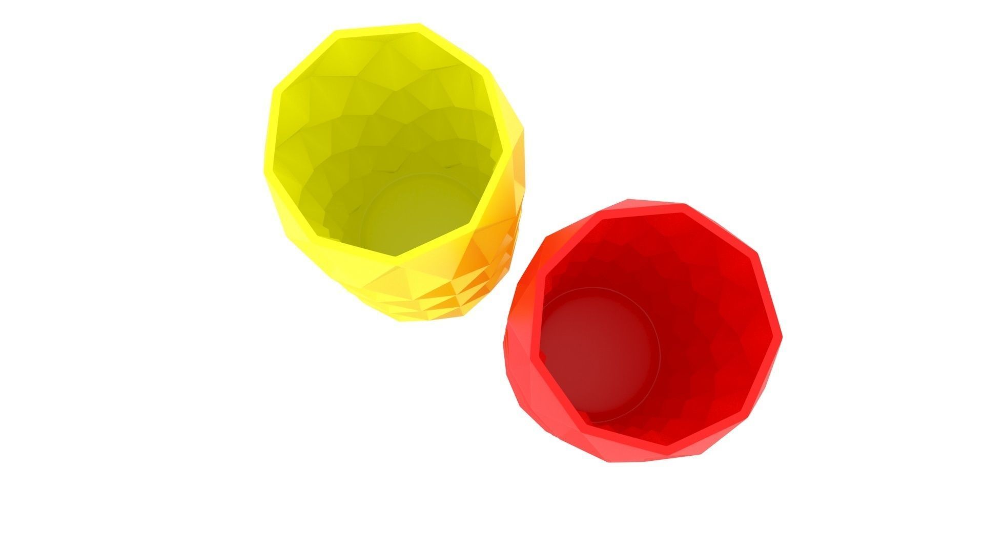 Vase With Diamonded Rhombus 3D model_15