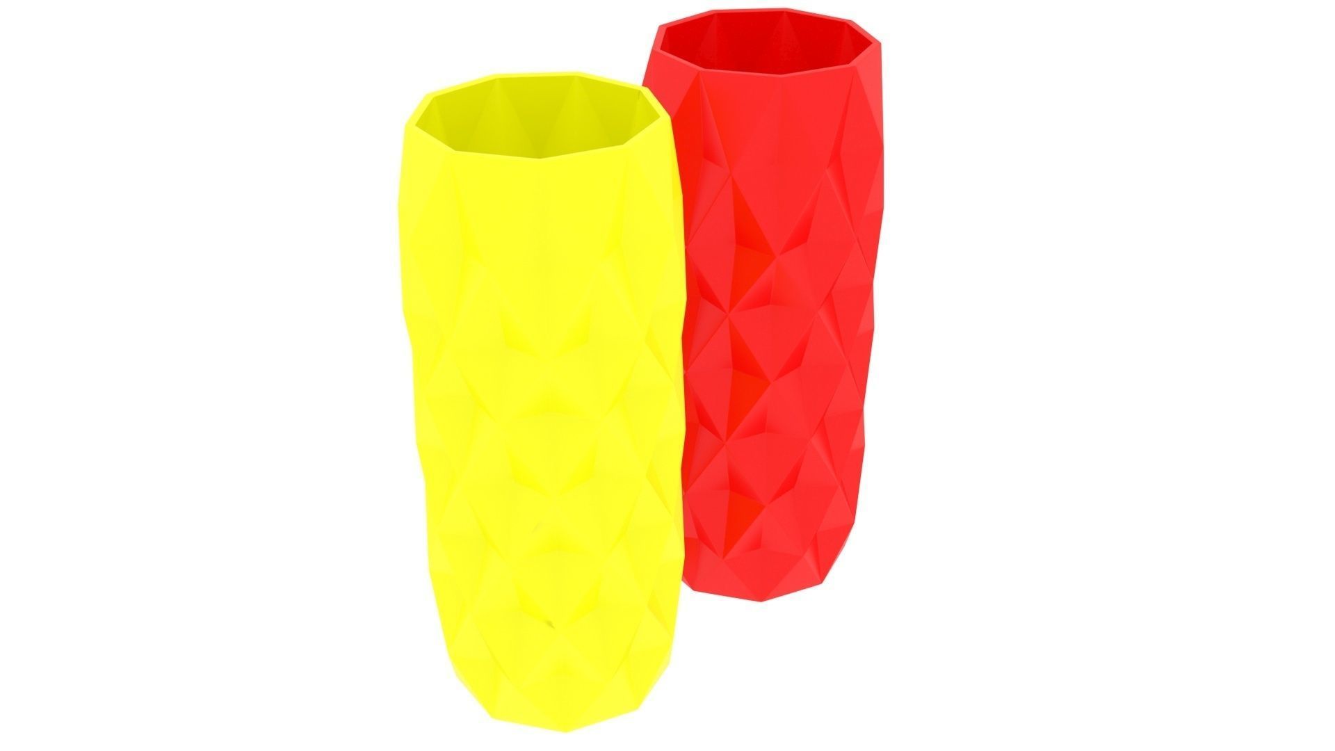 Vase With Diamonded Rhombus 3D model_14