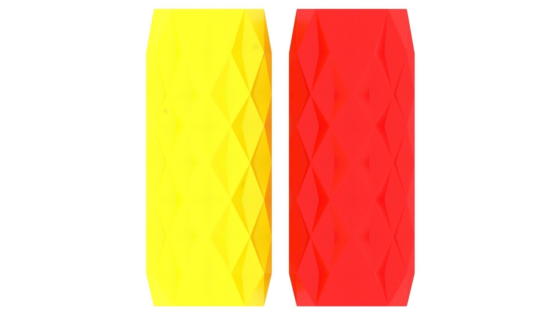 Vase With Diamonded Rhombus 3D model_20