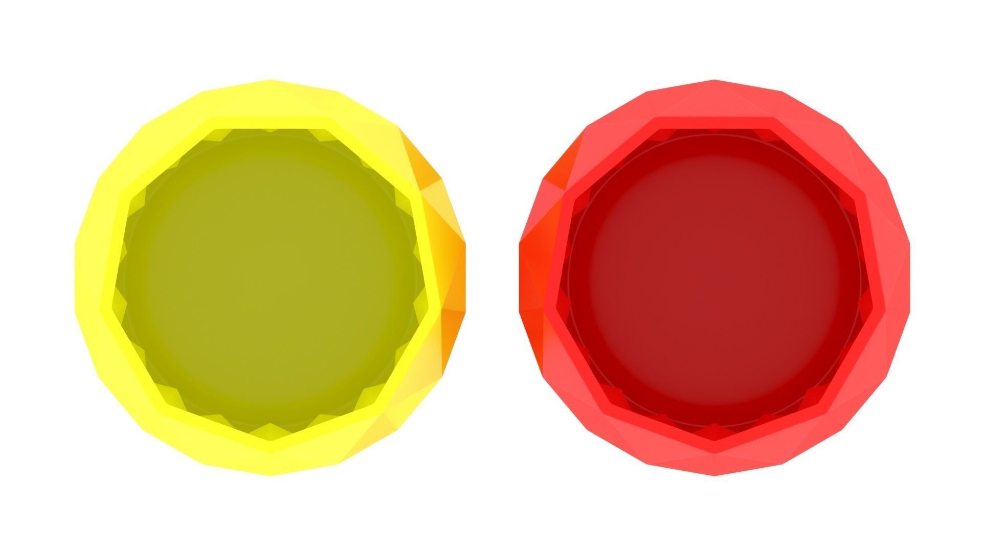 Vase With Diamonded Rhombus 3D model_21