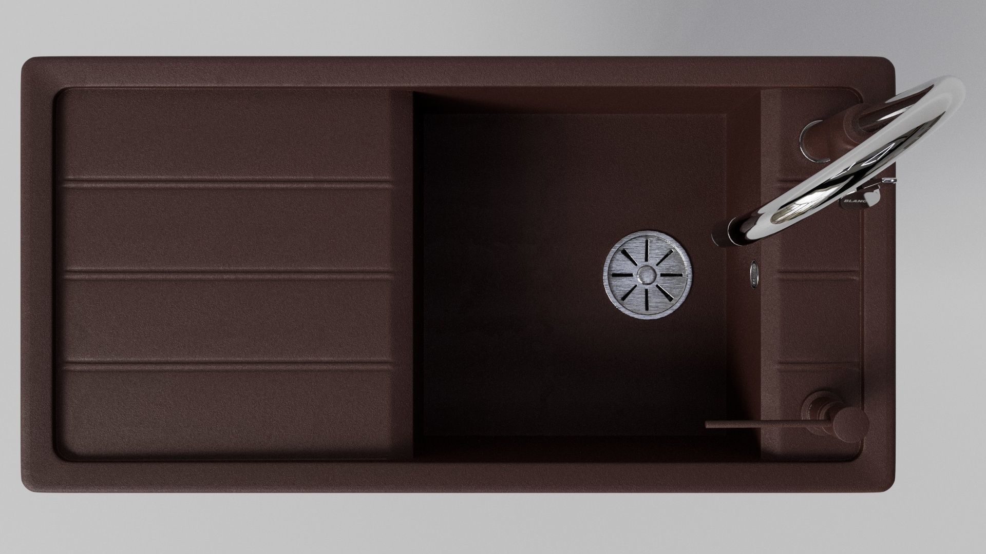 Blanco Kitchen Sink - Faron XL 6 S Low-poly 3D model_3