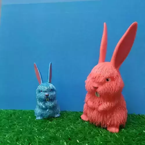 Fuzzy Easter Bunny