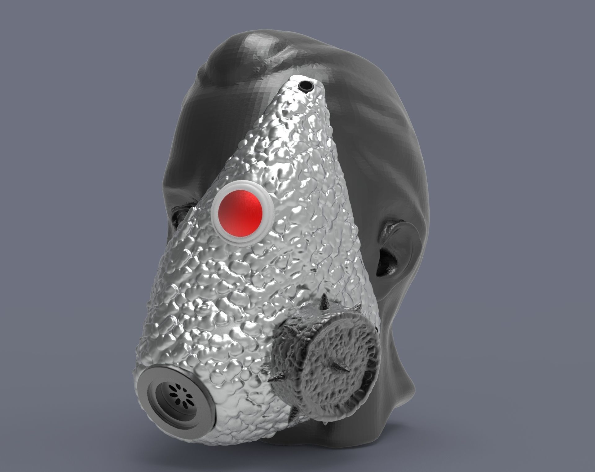 The skull merchant mask DBD 3D print model_3