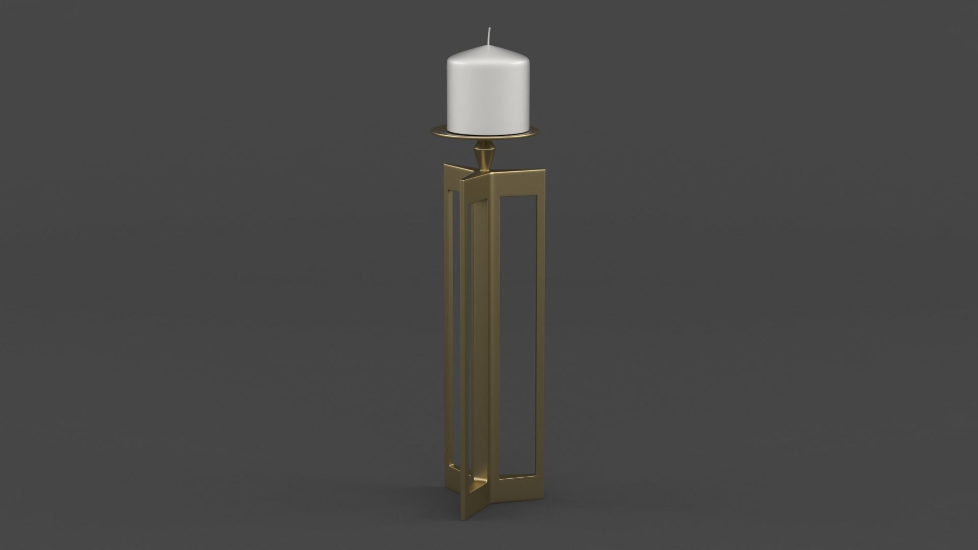Candle Holder 3D model_2