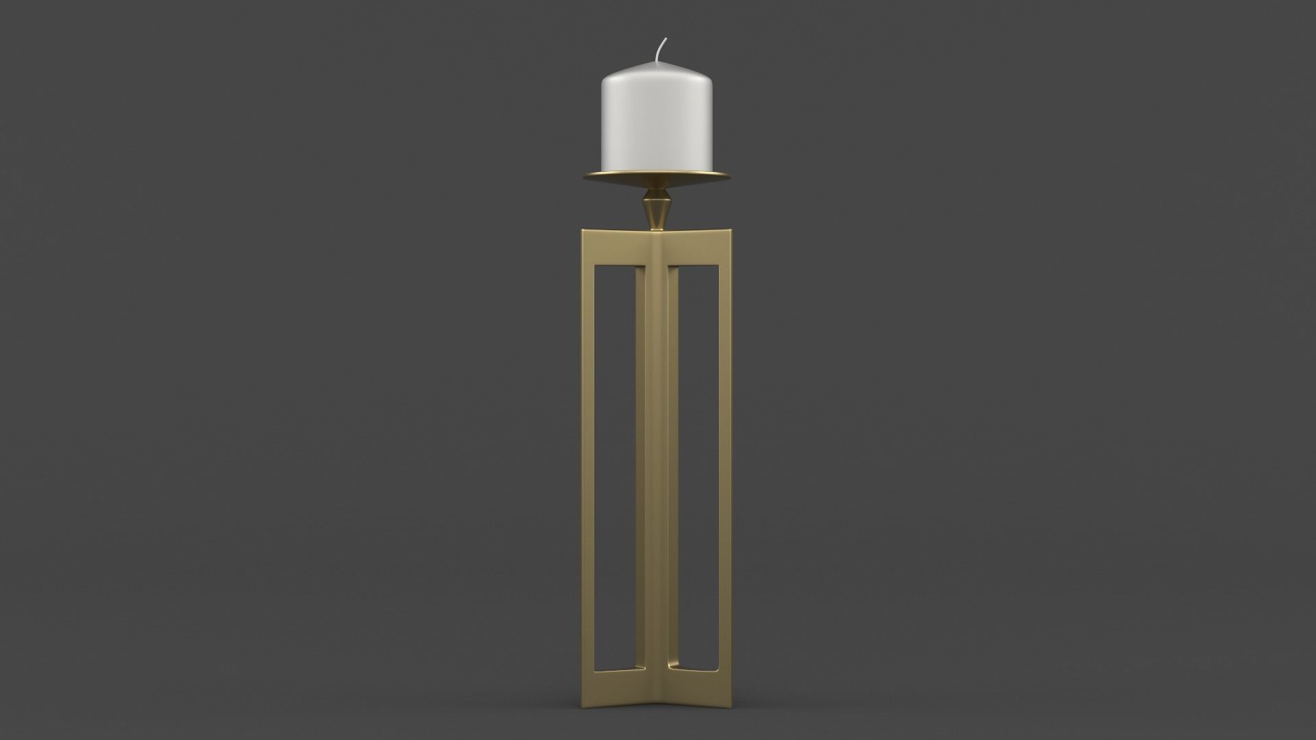 Candle Holder 3D model_1