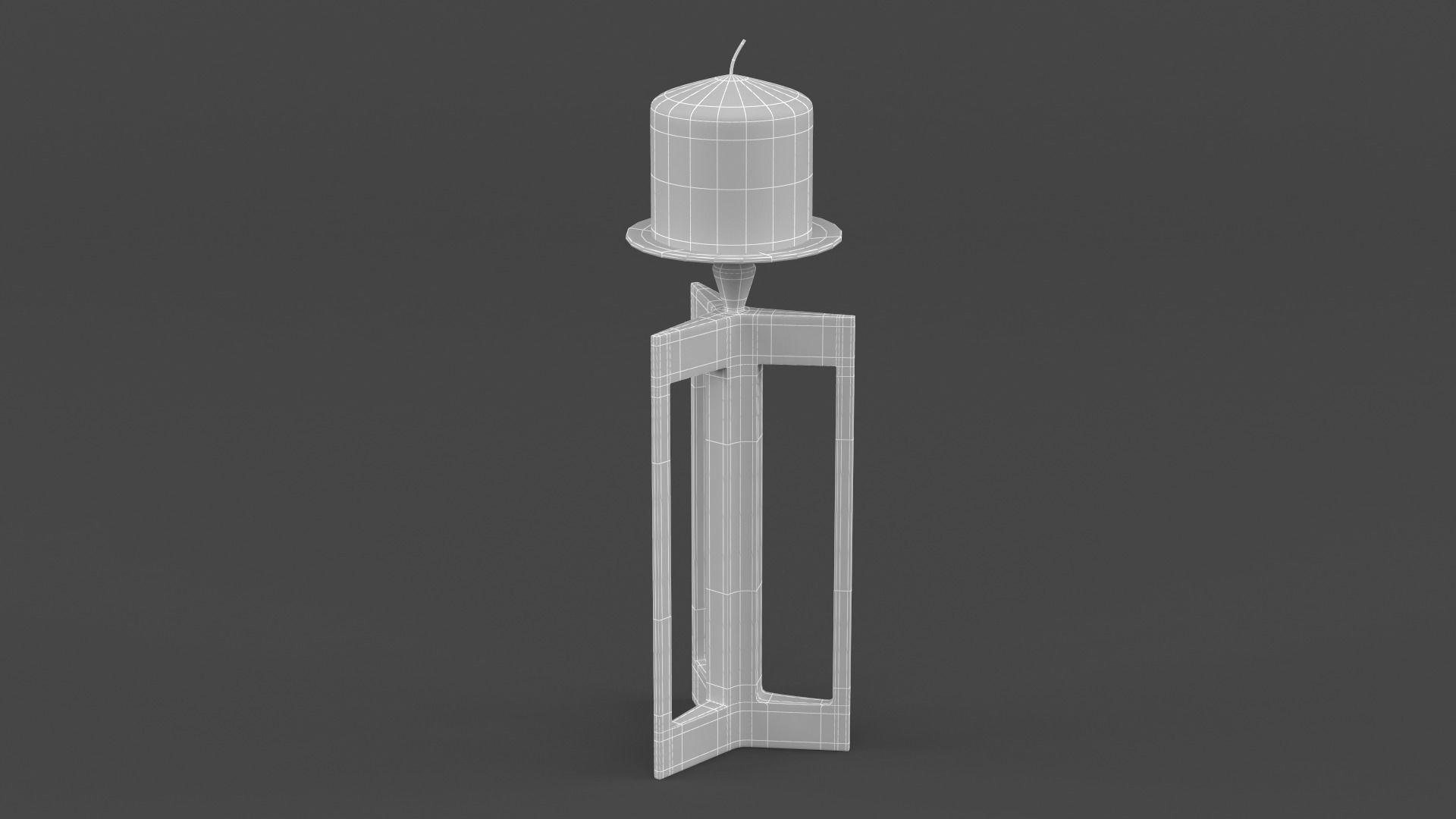 Candle Holder 3D model_9
