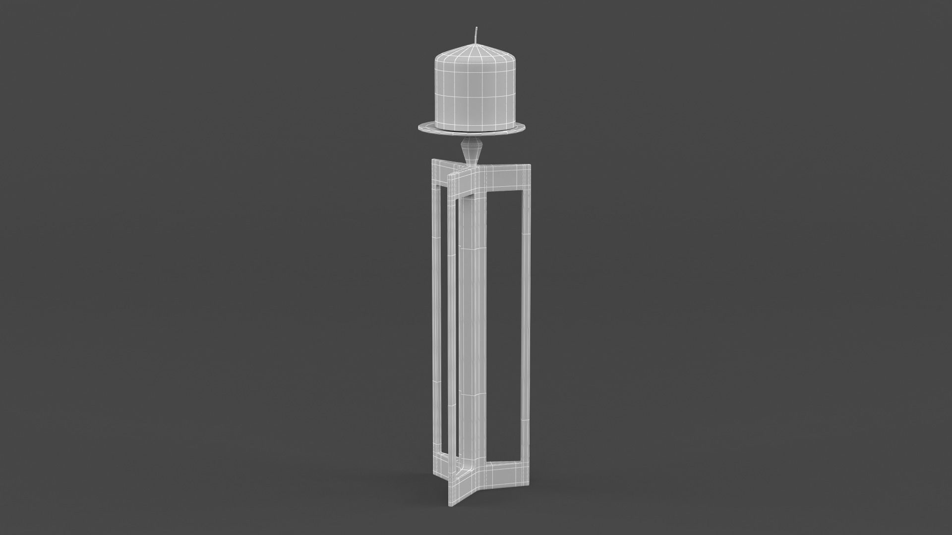Candle Holder 3D model_7