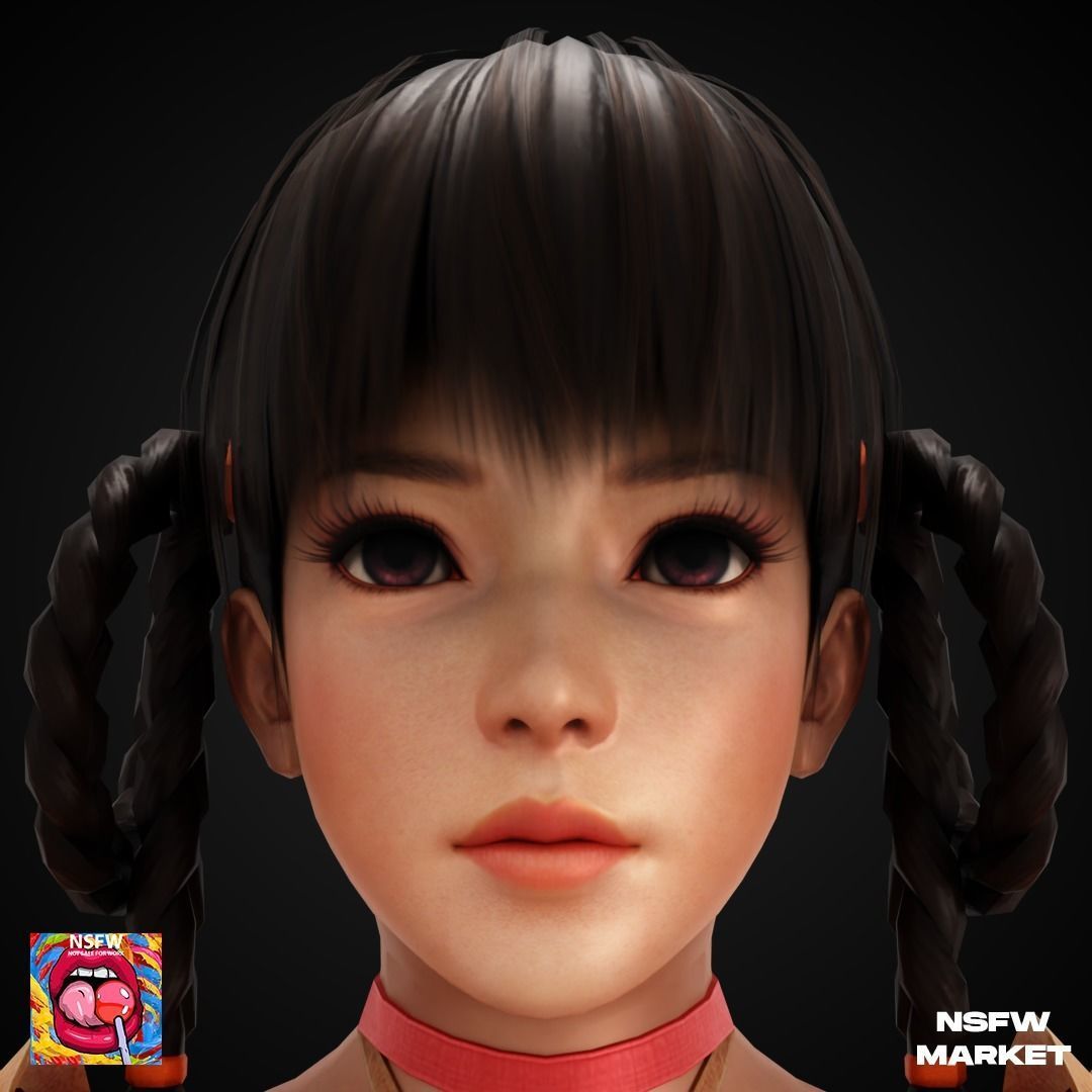 EXCLUSIVE EDITION RIGGED CHARACTER LEIFANG - VENUS VALKYRIE Low-poly 3D model_2